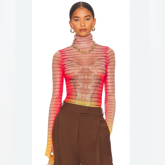 AFRM Tops - AFRM mesh corset top - new with tags